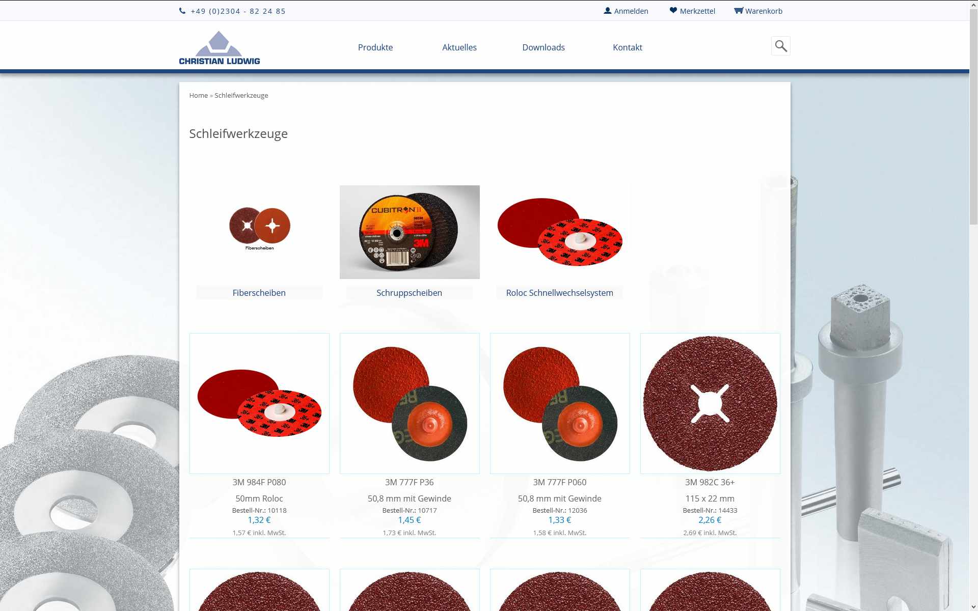 Onlineshop und Website der Christian Ludwig & Co. GmbH